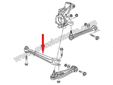 Bras inférieur longitudinal ARRIERE # Boxster 986