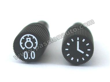 Kit de 2 boutons pour compteur journalier + montre # 996 - Boxster 986