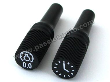 Kit de 2 boutons pour compteur journalier + montre # 996 - Boxster 986