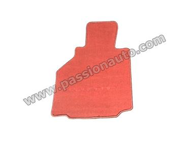 Tapis de sol - 4 pieces # Rouge Boxster # 996