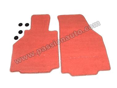 Tapis de sol # Rouge Boxster # Boxster 97-04