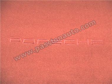 Tapis de sol - 4 pieces # Rouge Boxster # 996