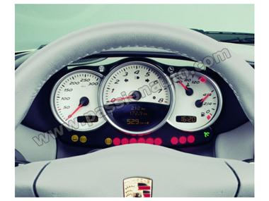 Fonds de compteur # Blanc # Boxster 986 à  partir de 2003