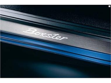 Seuils inox - inscription Boxster # Boxster