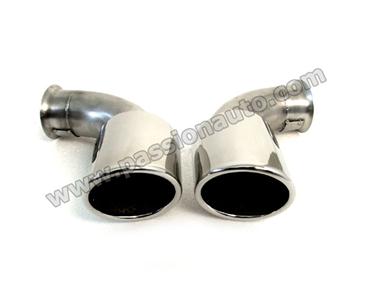 987 05-11 Echappement sport inox + 2 sorties 89mm perforées # CARGRAPHIC #