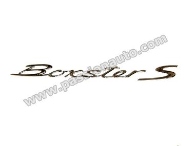 Sigle Boxster S # chrome # Boxster 97-12