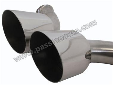 987 05-11 Echappement sport inox + 2 sorties 100mm # CARGRAPHIC #