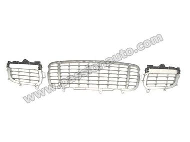 Jeu de grille parechoc AV alu # Cayenne 957 turbo 07-10