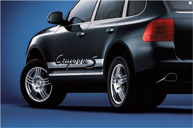 Signature \Cayenne turbo S\ flanc - noir # Cayenne 955-957 03-10