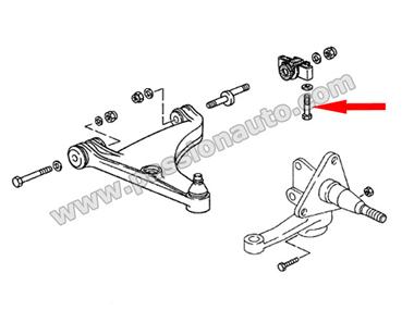 PLUS LIVRABLE / Vis verticale ARRIERE du triangle AVANT # 924-944-968