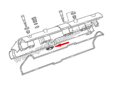 Joint de puits de bougie # 944 2.5s-3.0s2