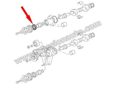 Joint spi d´arbre d´équilibrage GAUCHE # 924 2.5s - 944 - 968