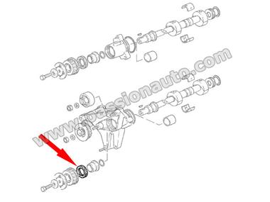 Joint spi d´arbre d´équilibrage DROIT # 924 2.5s - 944 - 968