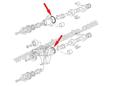 Joint torique AVANT d´arbre equilibrage # 924 2.5s - 944 - 968