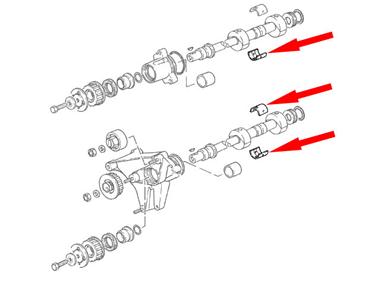 Demi coussinet d´arbre equilibrage # 924 2.5s 87-88