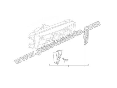 Jeu d´ecrans AB+LP # blancs DROIT # 944 s2, turbo