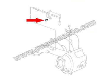 Clip pour cable accélérateur (côté moteur) # 944 3.0s2