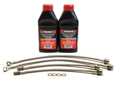 Durites aviation + 1l. Liquide Racing # 928 avec banjo    83-95