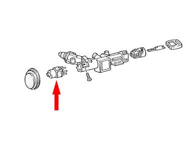Contacteur d´allumage de neiman # 996 98-03 / Boxster 986 97-03