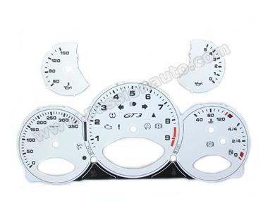 Fonds de compteur - Blanc # 997 GT3 07-09 kmh