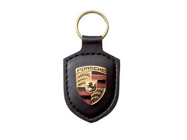 Porte-clés écusson noir - [Porsche Origine]