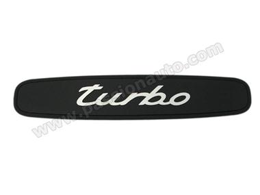 Logo de plage arriere - sigle Turbo # 996 Turbo