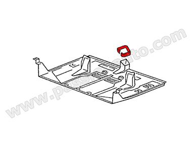 Profilé de protection sur plaque protection moteur - partie AVANT # 928 s4-gt-gts