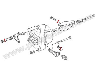 Rondelle elastique pour support alternateur # 924 2.0 atmo