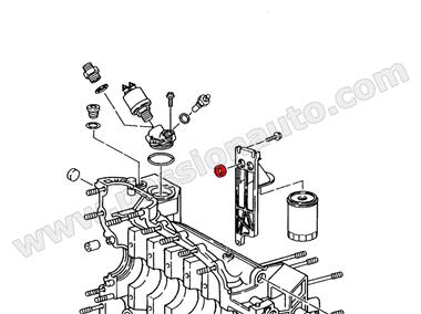 Joint pour console de filtre à huile # 993 94-98