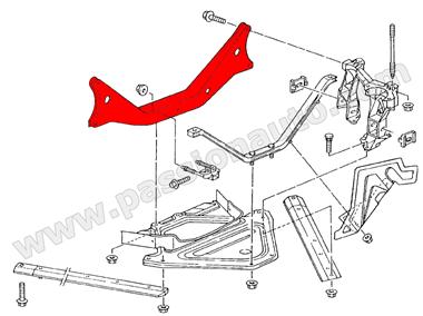 Traverse d´essieu ARRIERE # Boxster 986 97-04