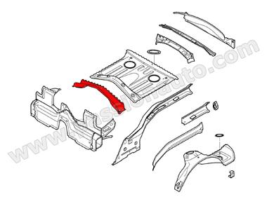 Traverse pour essieu ARRIERE # Boxster 986-987