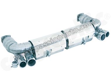 996 turbo 01-05 Echappement inox à valves # CARGRAPHIC #