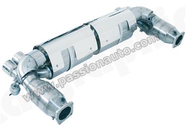 996 turbo 01-05 Echappement inox à valves # CARGRAPHIC #