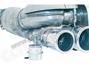 996 turbo 01-05 Echappement inox à valves # CARGRAPHIC #