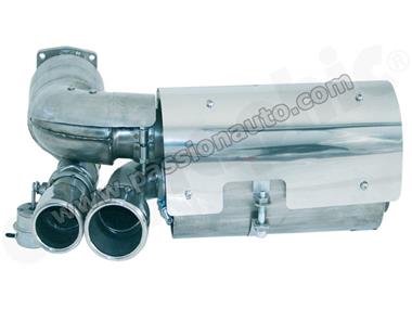 996 turbo 01-05 Echappement inox à valves # CARGRAPHIC #