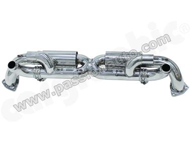 Silencieux central inox en X # CARGRAPHIC export # 991