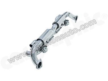 Silencieux central inox en X # CARGRAPHIC export # 991