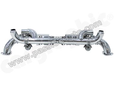 Silencieux central inox en X # CARGRAPHIC export # 991