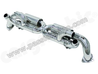 Silencieux central inox en X # CARGRAPHIC export # 991