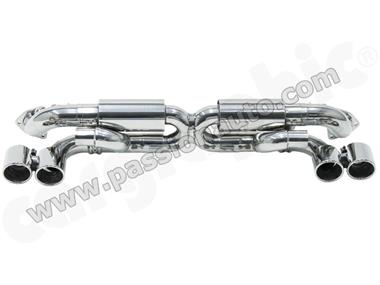 Silencieux central inox en X # CARGRAPHIC export # 991