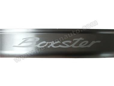 Seuils inox - inscription Boxster # Boxster