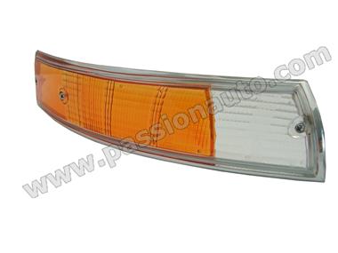 Glace de clignotant (orange grand) AVG # chromé # 911 69-73   [PORSCHE ORIGINE]