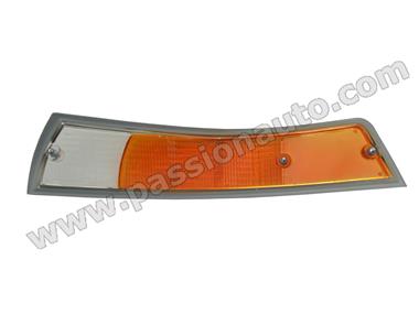 Glace de clignotant (orange grand)  AVD # chromé # 911 69-73   [PORSCHE ORIGINE]