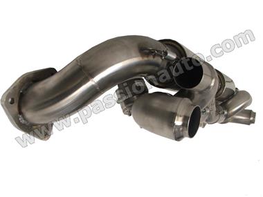 Silencieux central inox en X # CARGRAPHIC export # 991