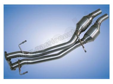 Cayenne 957 v6 07-10 Catalyseur inox sport # CARGRAPHIC #