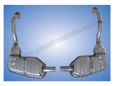 Boxster 987 DFi 09-12 Silencieux sport inox export # CARGRAPHIC #