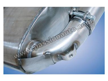 993 Turbo / GT2 95-98 Silencieux inox Export # CARGRAPHIC #