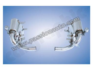996 c4S 02-05 Silencieux inox avec clapets # CARGRAPHIC #