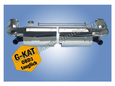 996 GT2 01-05 Echappement inox sport # CARGRAPHIC #