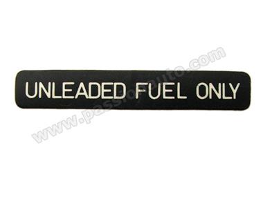 PLUS LIVRABLE / Etiquette carburant (unleaded) # 928 87-98 / 968 / 944 89-91 [Porsche Origine]